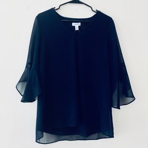 NWT Calvin Klein bell sleeve blouse